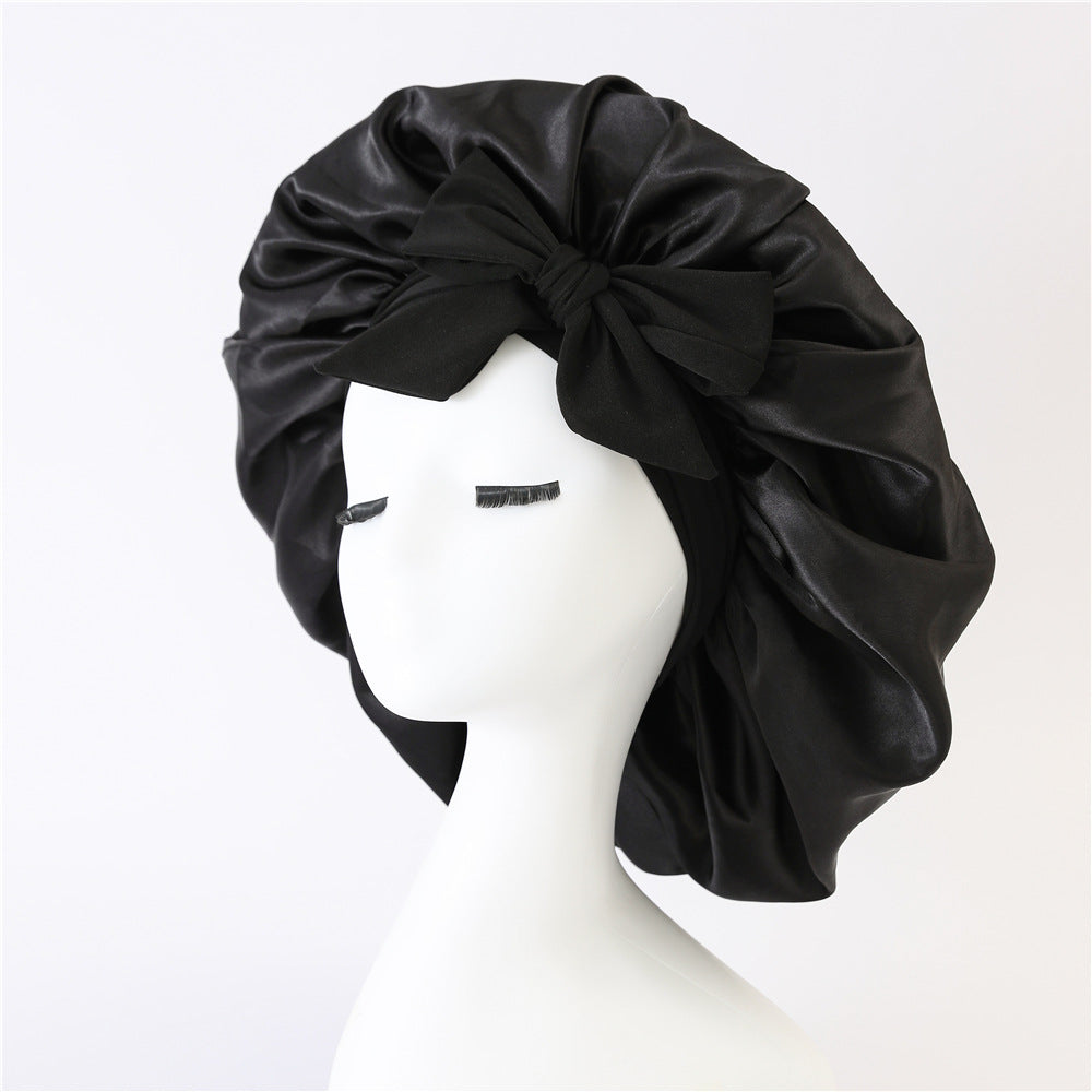หมวกนอนซาติน | Silk Satin Sleep Bonnet