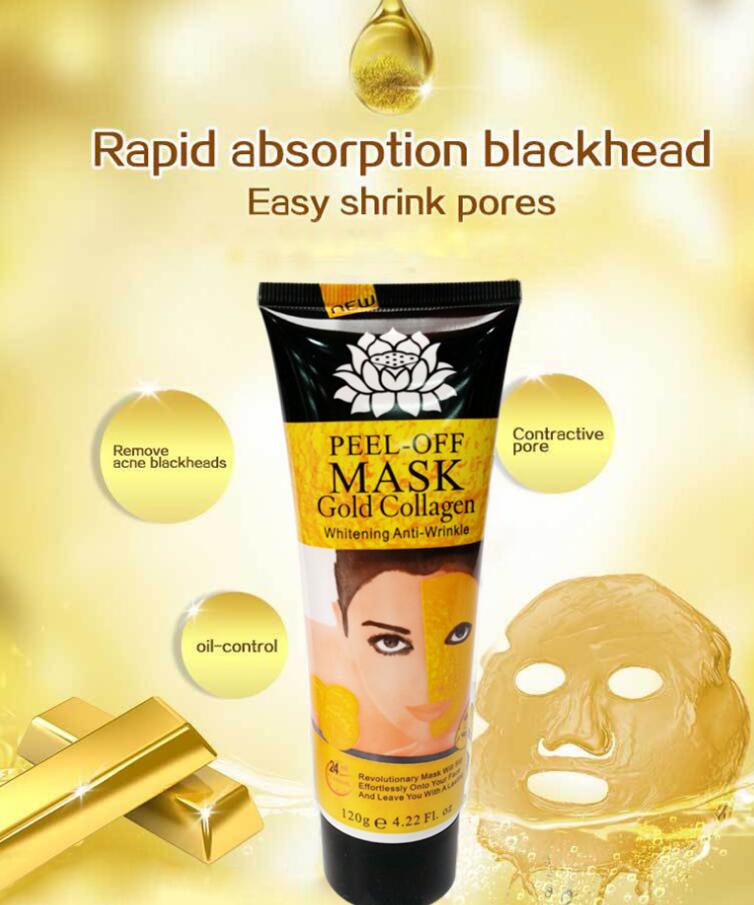 มาสก์ลอกคอลลาเจนทองคำ | Gold Collagen Peel-Off Mask