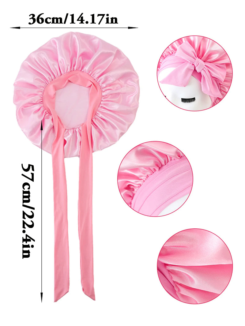 หมวกนอนซาติน | Silk Satin Sleep Bonnet