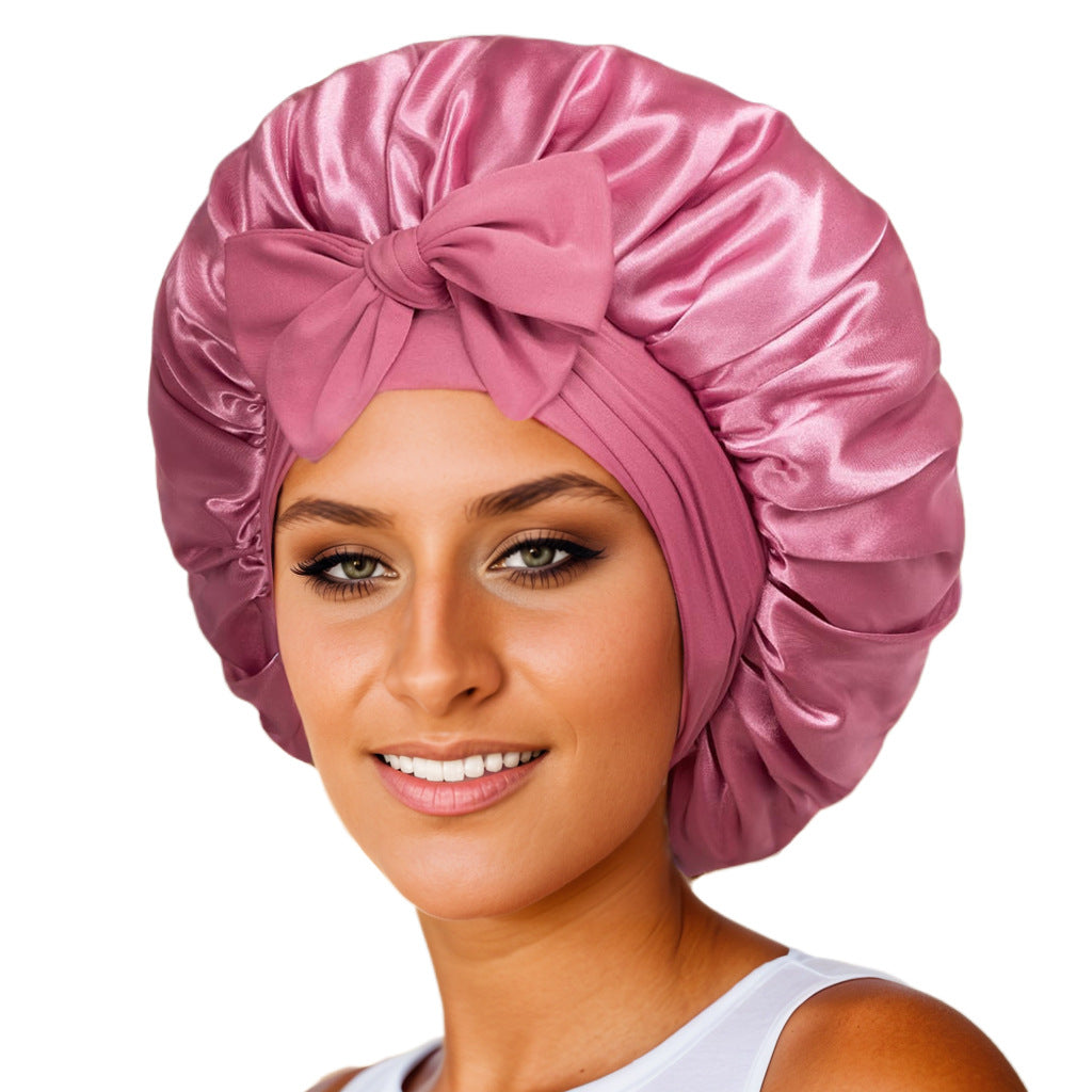 หมวกนอนซาติน | Silk Satin Sleep Bonnet