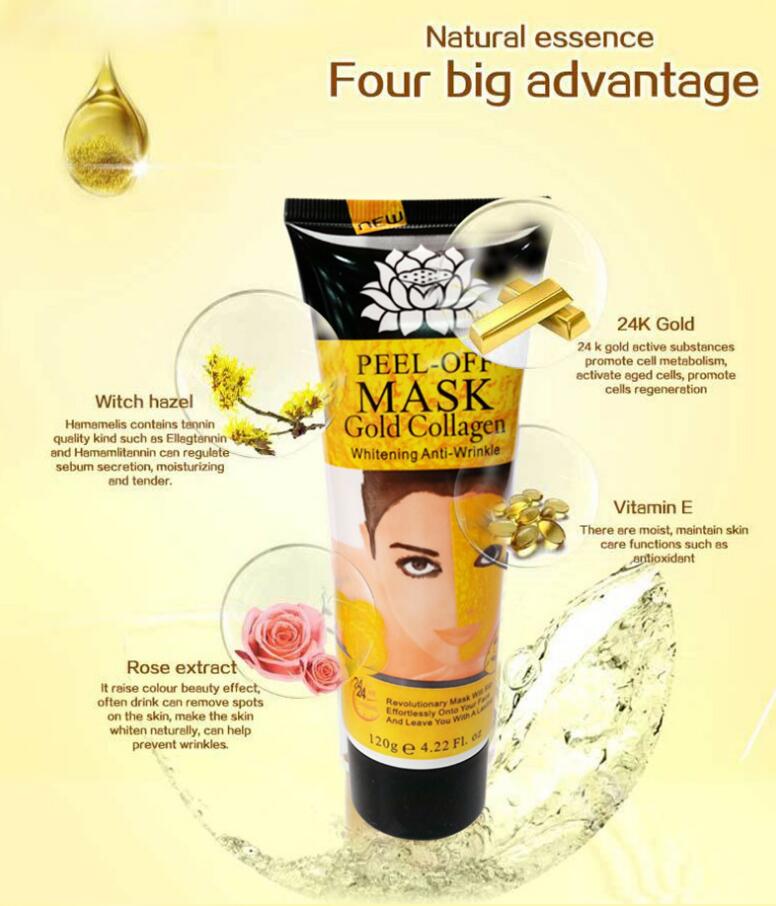 มาสก์ลอกคอลลาเจนทองคำ | Gold Collagen Peel-Off Mask