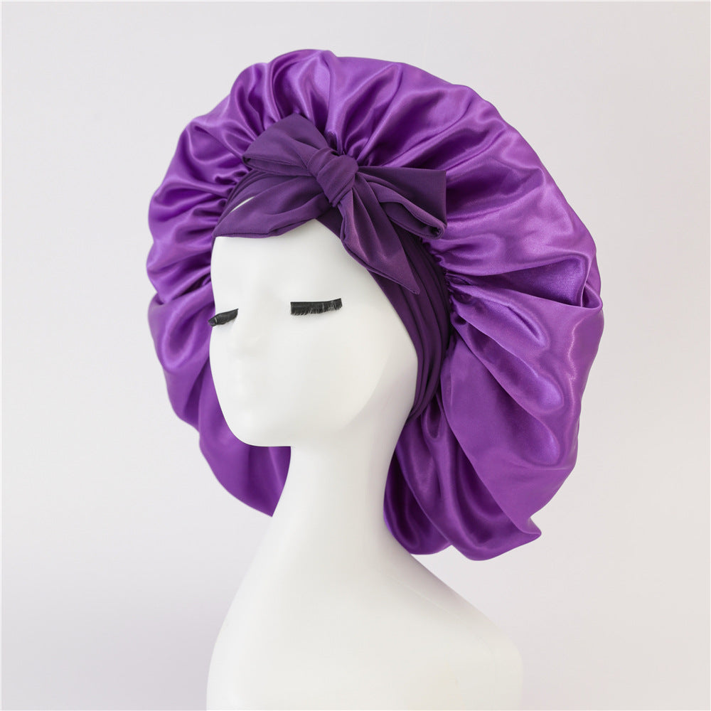 หมวกนอนซาติน | Silk Satin Sleep Bonnet