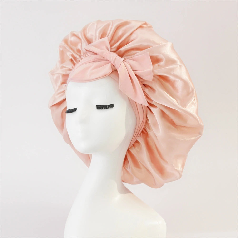 หมวกนอนซาติน | Silk Satin Sleep Bonnet