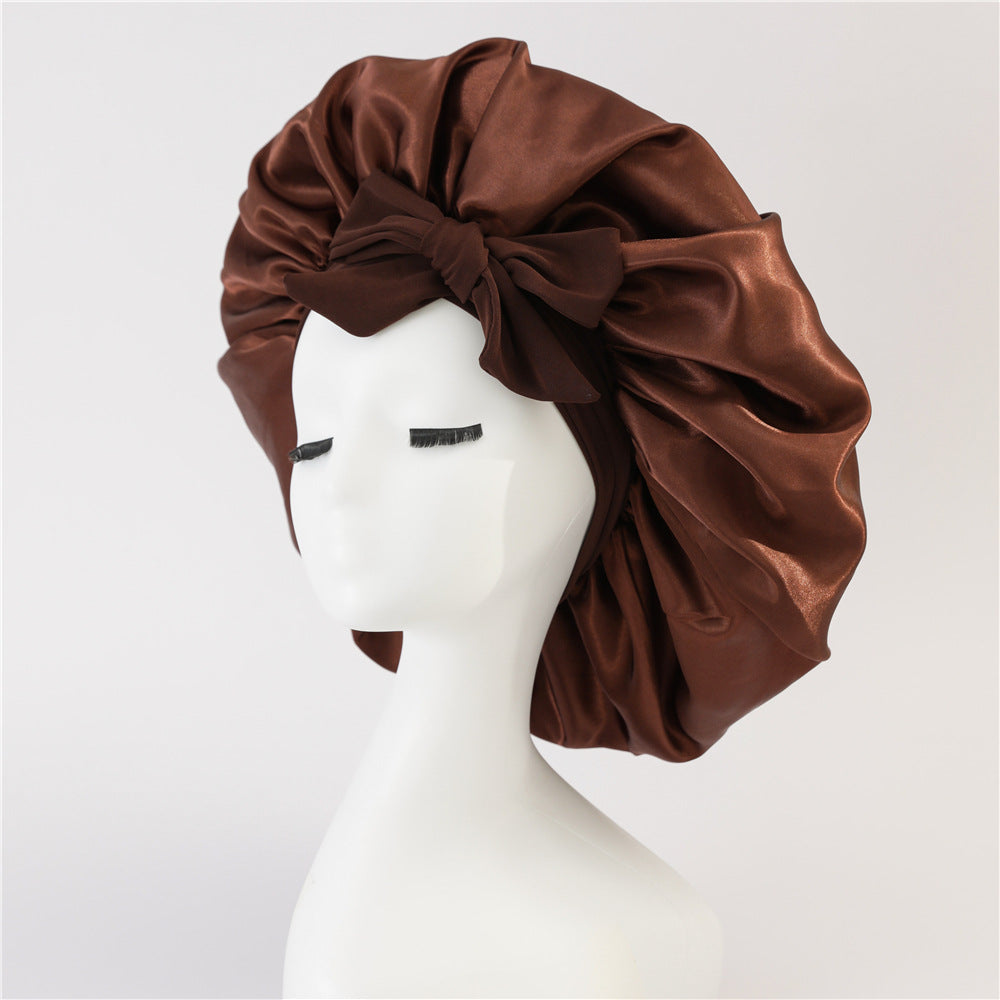 หมวกนอนซาติน | Silk Satin Sleep Bonnet