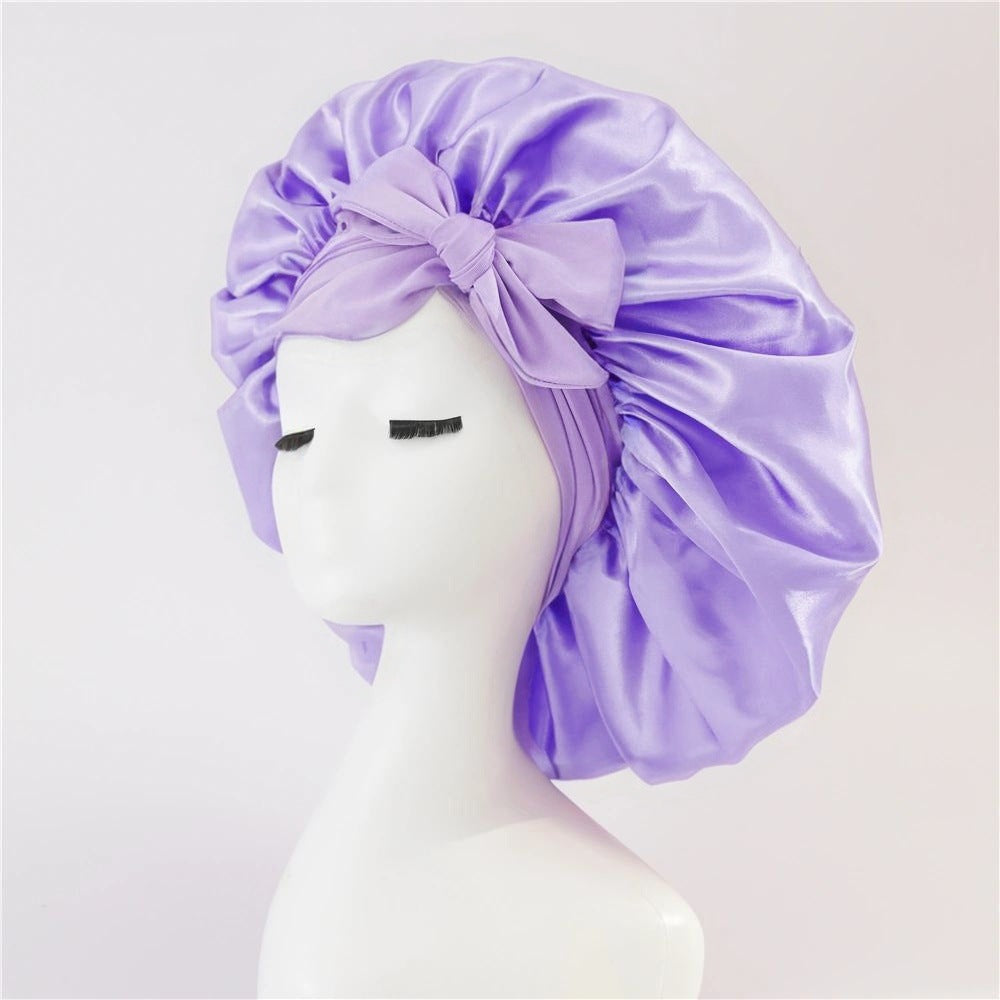 หมวกนอนซาติน | Silk Satin Sleep Bonnet
