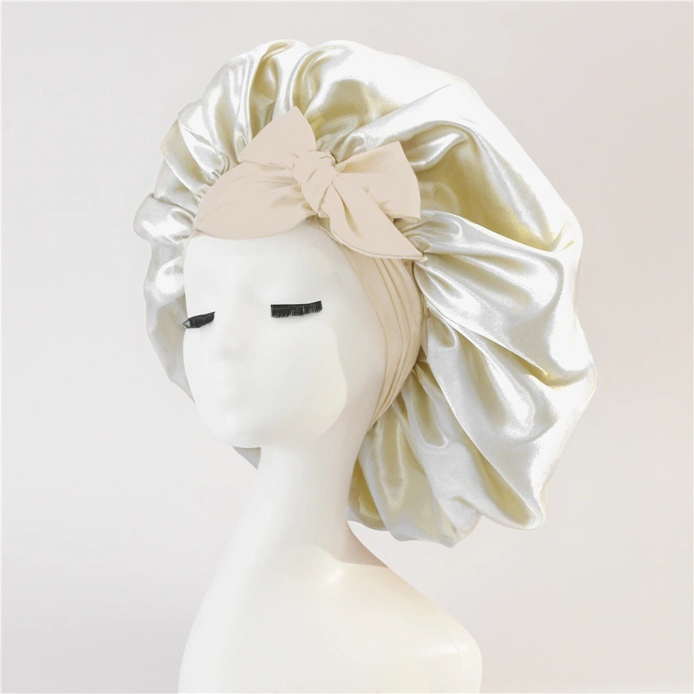หมวกนอนซาติน | Silk Satin Sleep Bonnet