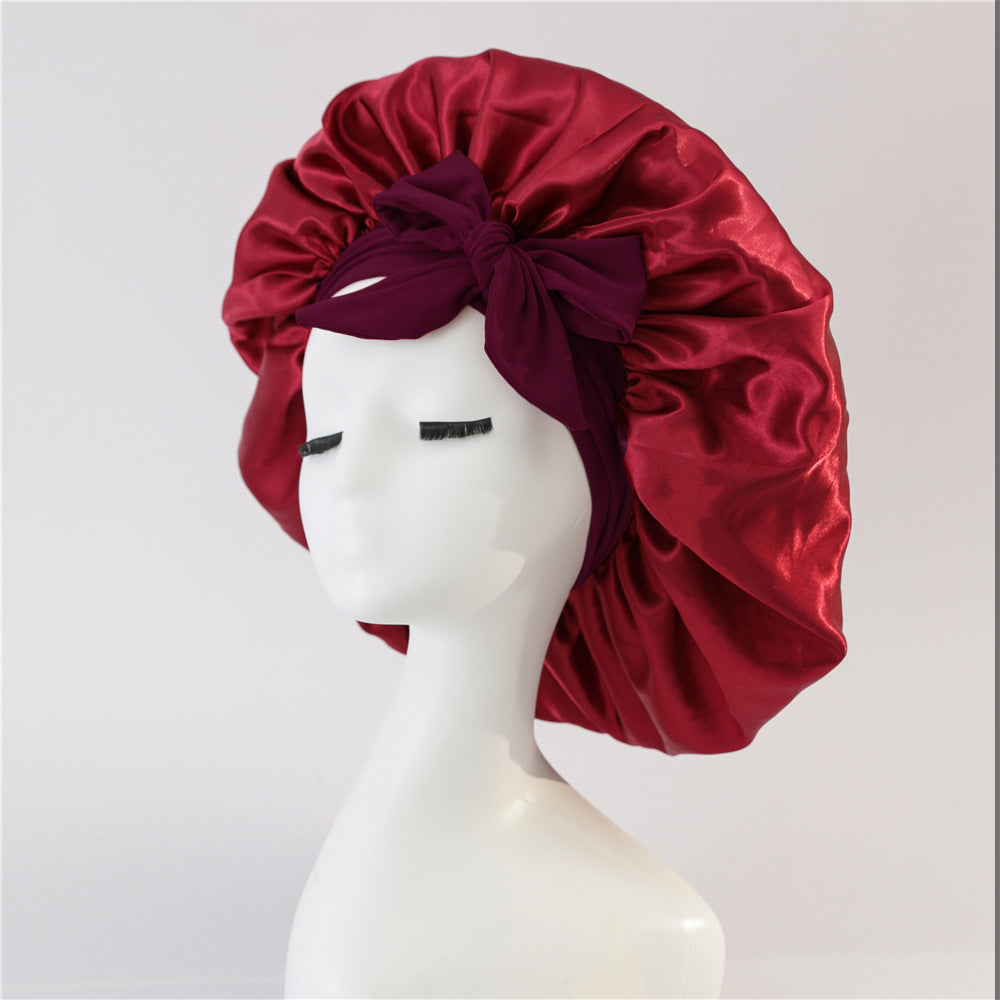 หมวกนอนซาติน | Silk Satin Sleep Bonnet