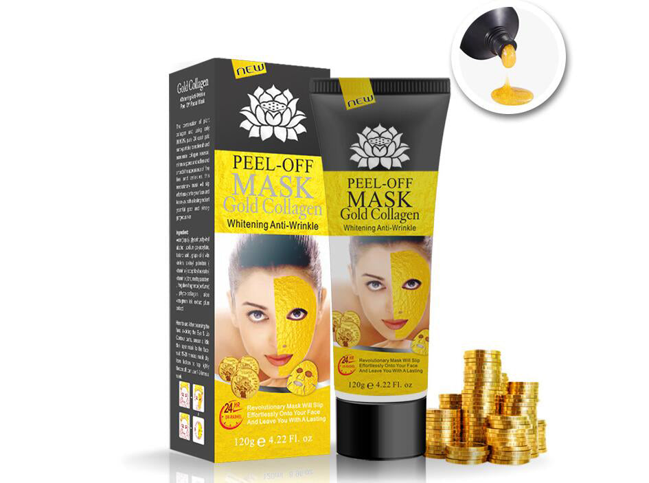 มาสก์ลอกคอลลาเจนทองคำ | Gold Collagen Peel-Off Mask