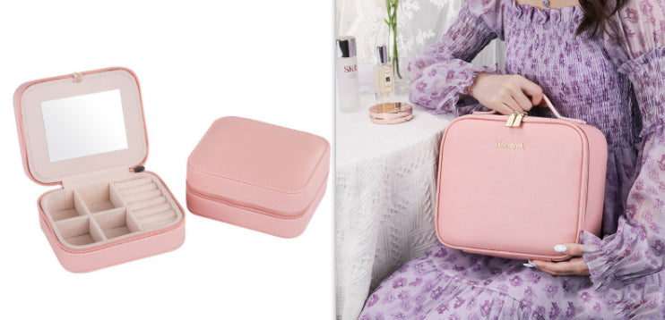 กระเป๋าเครื่องสำอาง LED อัจฉริยะพร้อมกระจก | Smart LED Cosmetic Case with Mirror