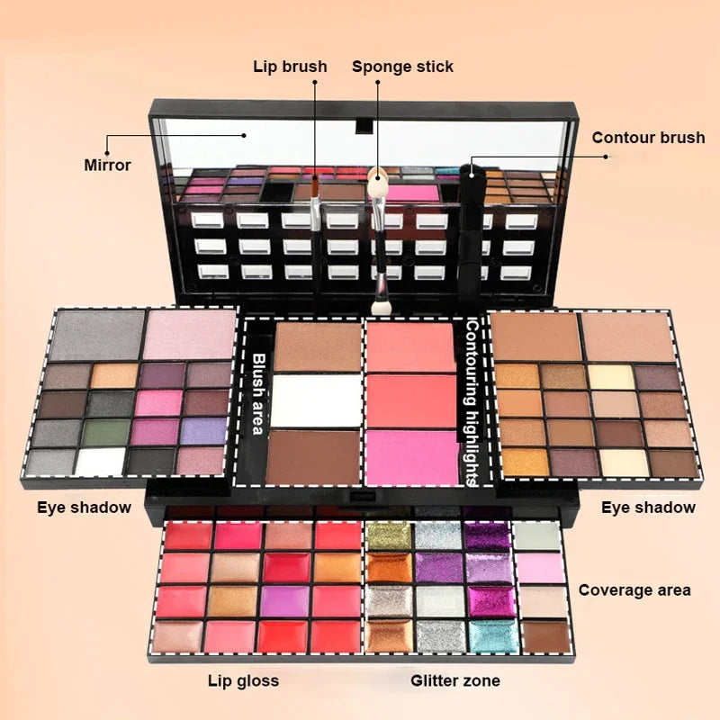 เซ็ตแต่งหน้า 74 สี | 74 Colors Makeup Set