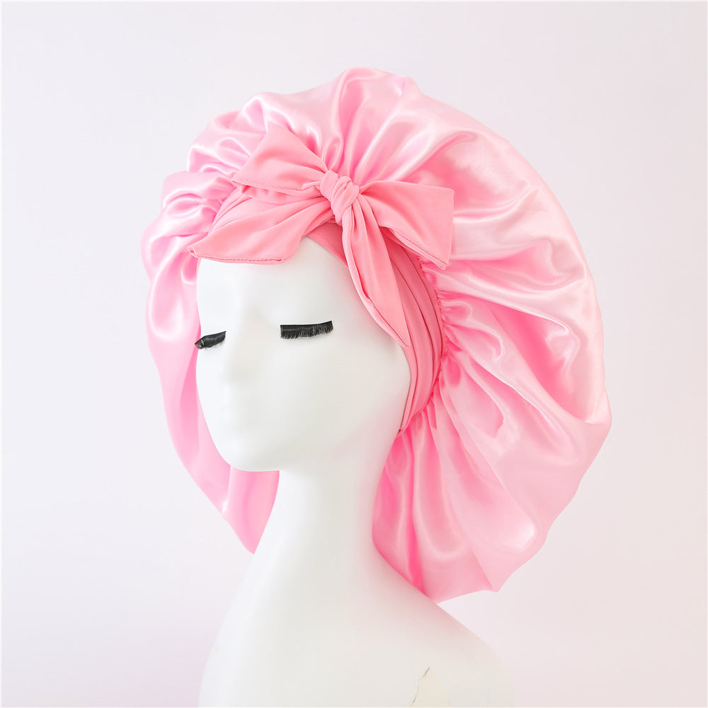 หมวกนอนซาติน | Silk Satin Sleep Bonnet