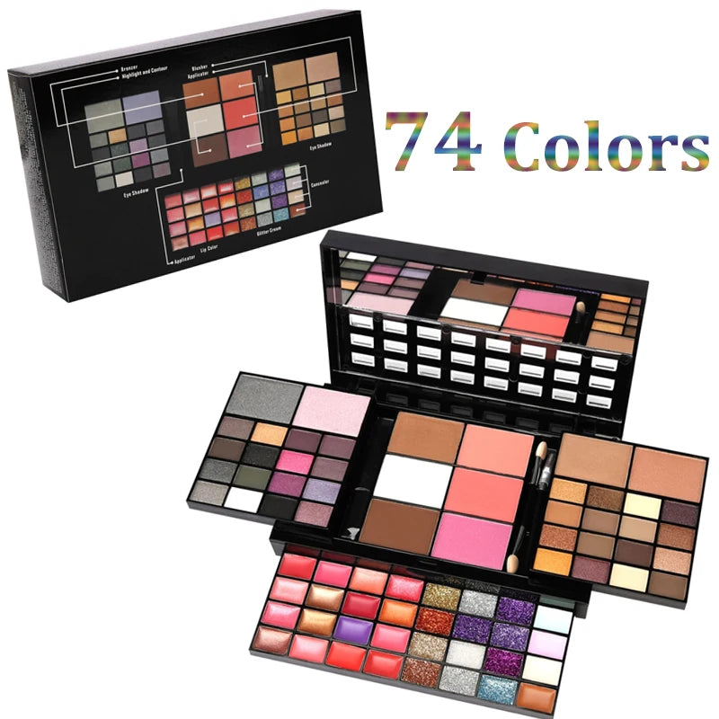 เซ็ตแต่งหน้า 74 สี | 74 Colors Makeup Set