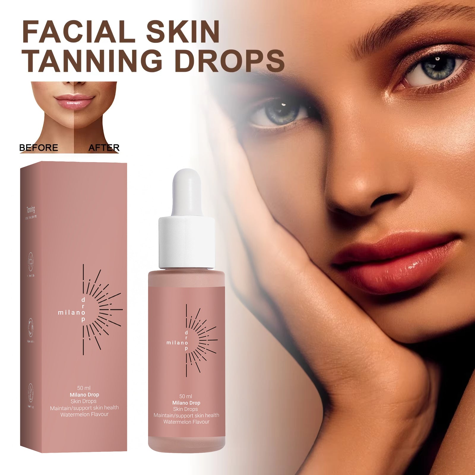 เซรั่มแทนนิ่งผิวหน้าและผิวกาย | Self-Tanning Face & Body Serum
