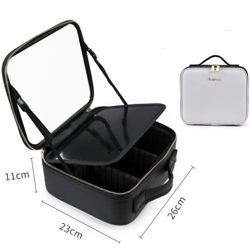 กระเป๋าเครื่องสำอาง LED อัจฉริยะพร้อมกระจก | Smart LED Cosmetic Case with Mirror