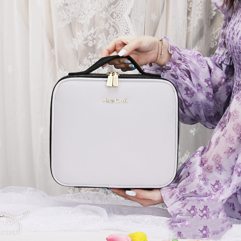 กระเป๋าเครื่องสำอาง LED อัจฉริยะพร้อมกระจก | Smart LED Cosmetic Case with Mirror
