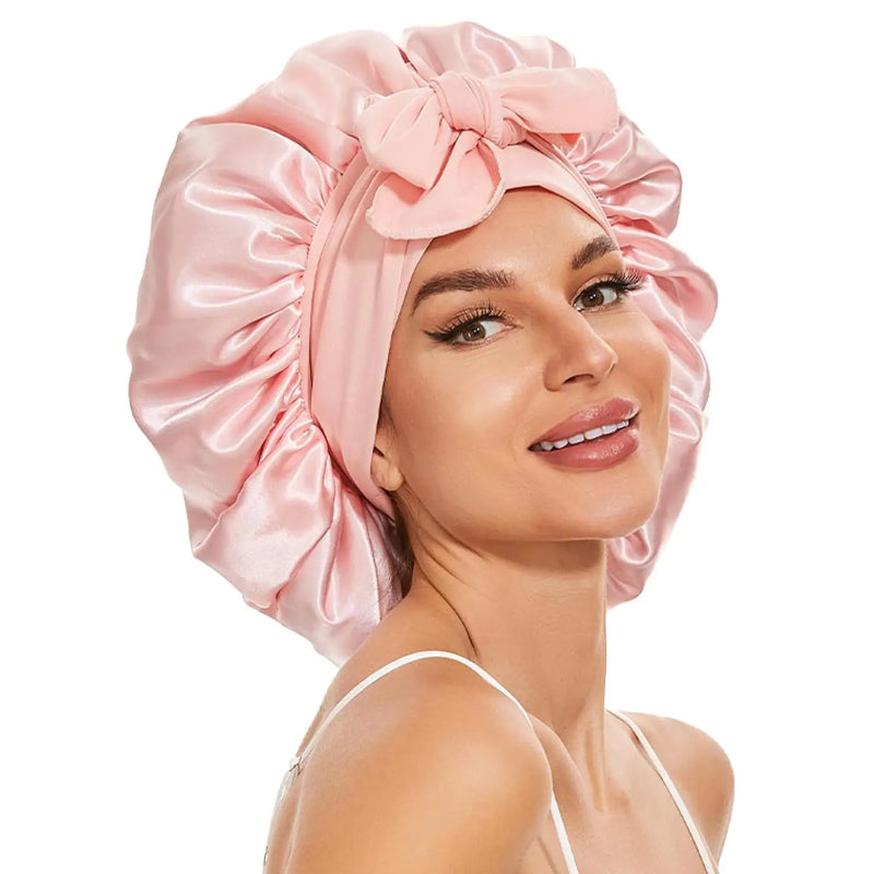 หมวกนอนซาติน | Silk Satin Sleep Bonnet