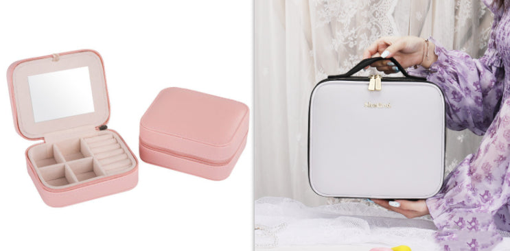 กระเป๋าเครื่องสำอาง LED อัจฉริยะพร้อมกระจก | Smart LED Cosmetic Case with Mirror