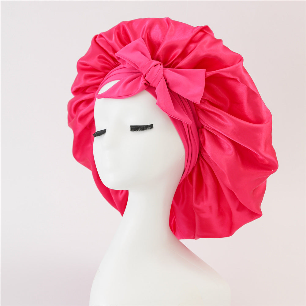 หมวกนอนซาติน | Silk Satin Sleep Bonnet