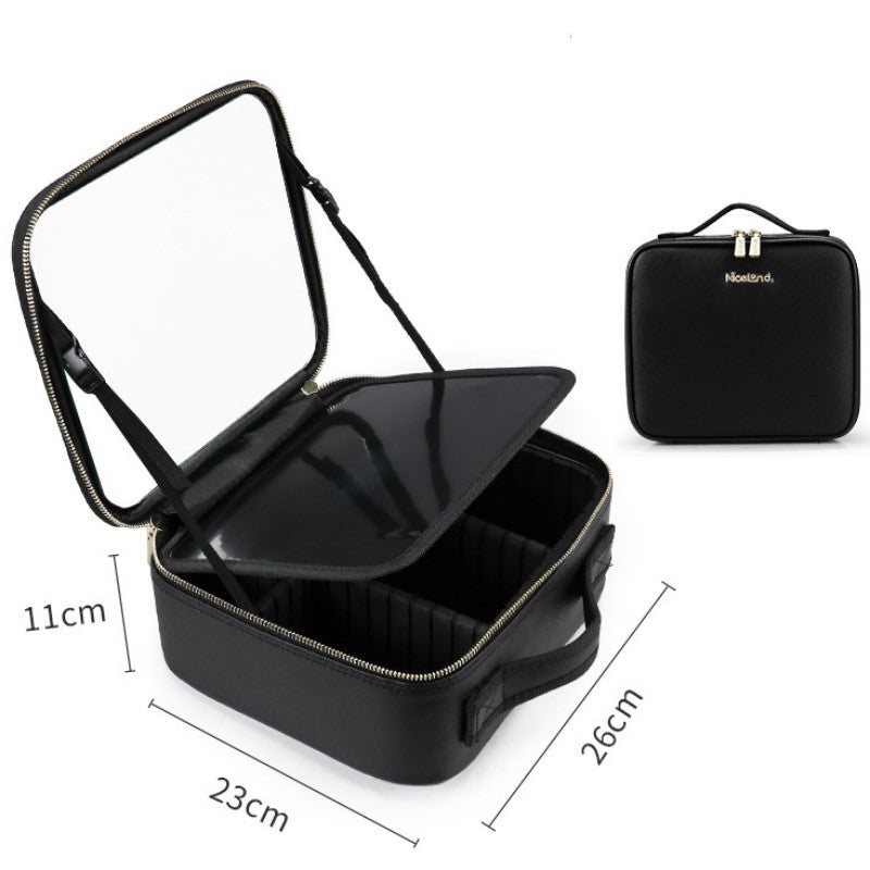 กระเป๋าเครื่องสำอาง LED อัจฉริยะพร้อมกระจก | Smart LED Cosmetic Case with Mirror