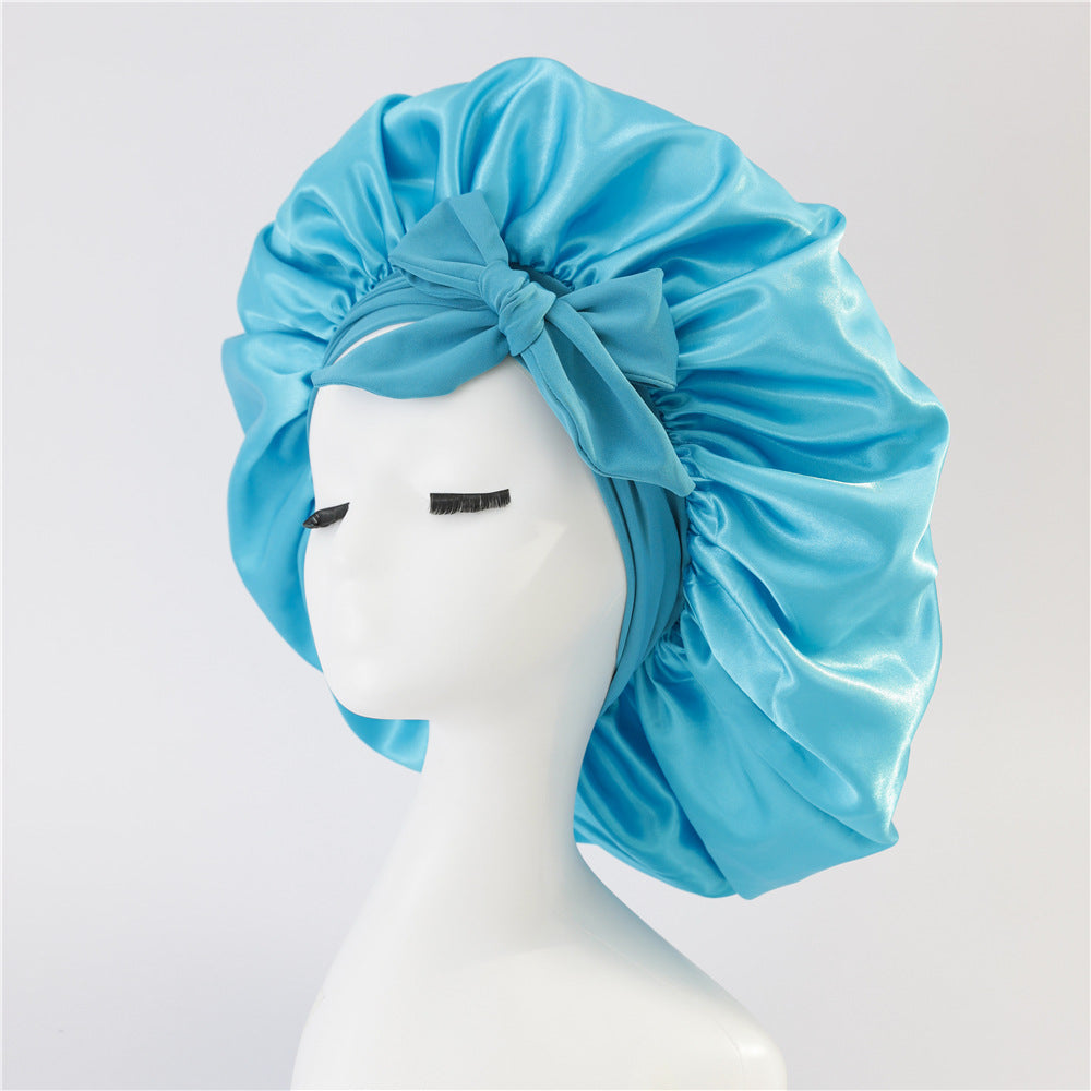 หมวกนอนซาติน | Silk Satin Sleep Bonnet