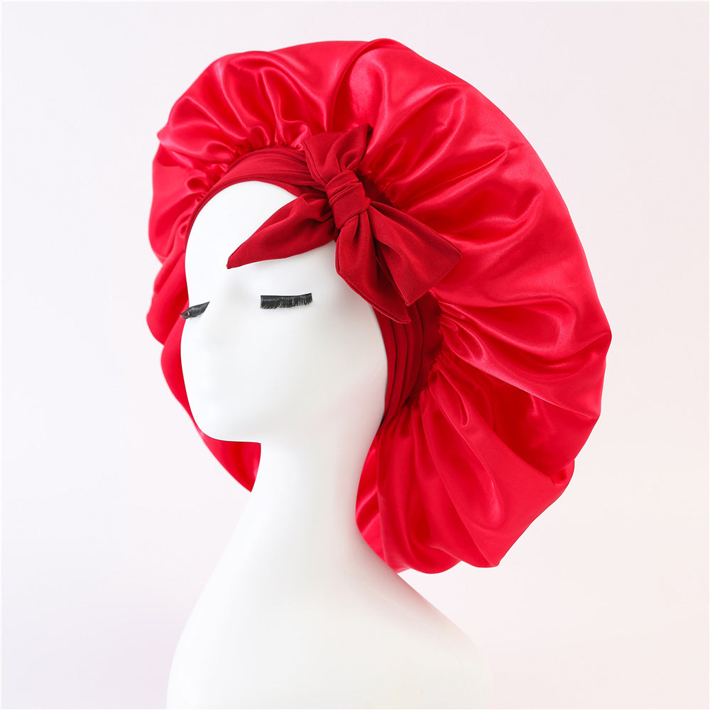 หมวกนอนซาติน | Silk Satin Sleep Bonnet