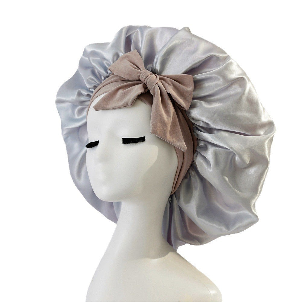 หมวกนอนซาติน | Silk Satin Sleep Bonnet