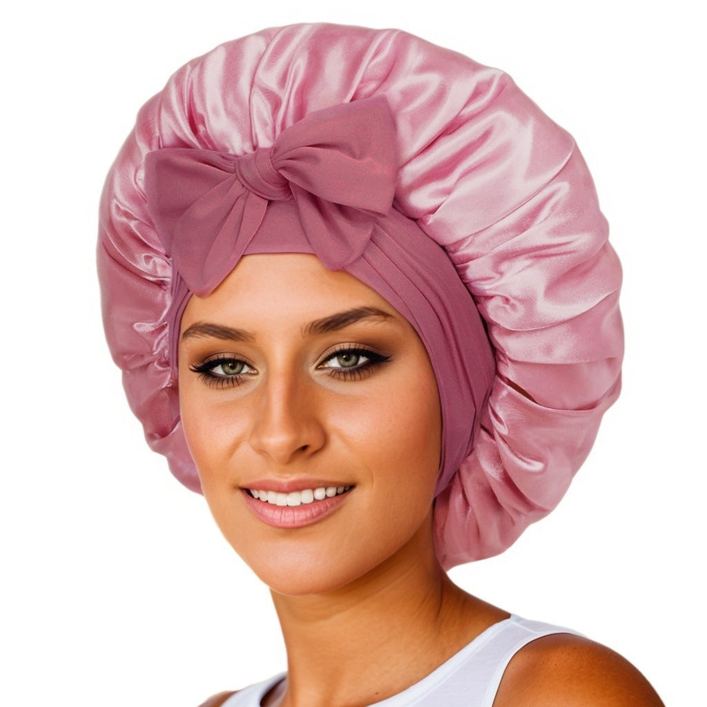 หมวกนอนซาติน | Silk Satin Sleep Bonnet